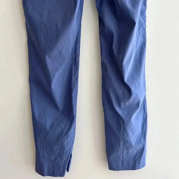 Anne Klein Blue Business Casual Stretch Ankle Pants with Gold Buttons, Size 10 - Picture 11 of 16